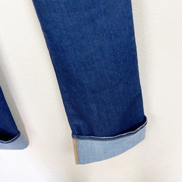 Rich & Skinny Dark Wash Cuffed Bootcut Tapered Denim Jeans Size 27 - Picture 7 of 10